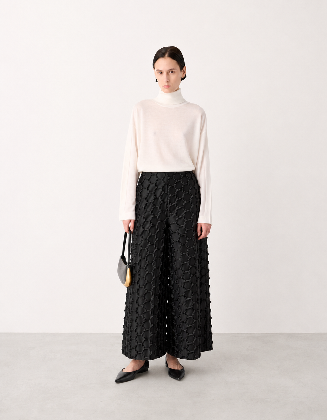 Pantalones satinados "Geometric"