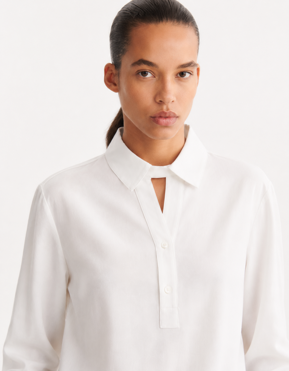 Blusa manga larga algodón "Alpino"