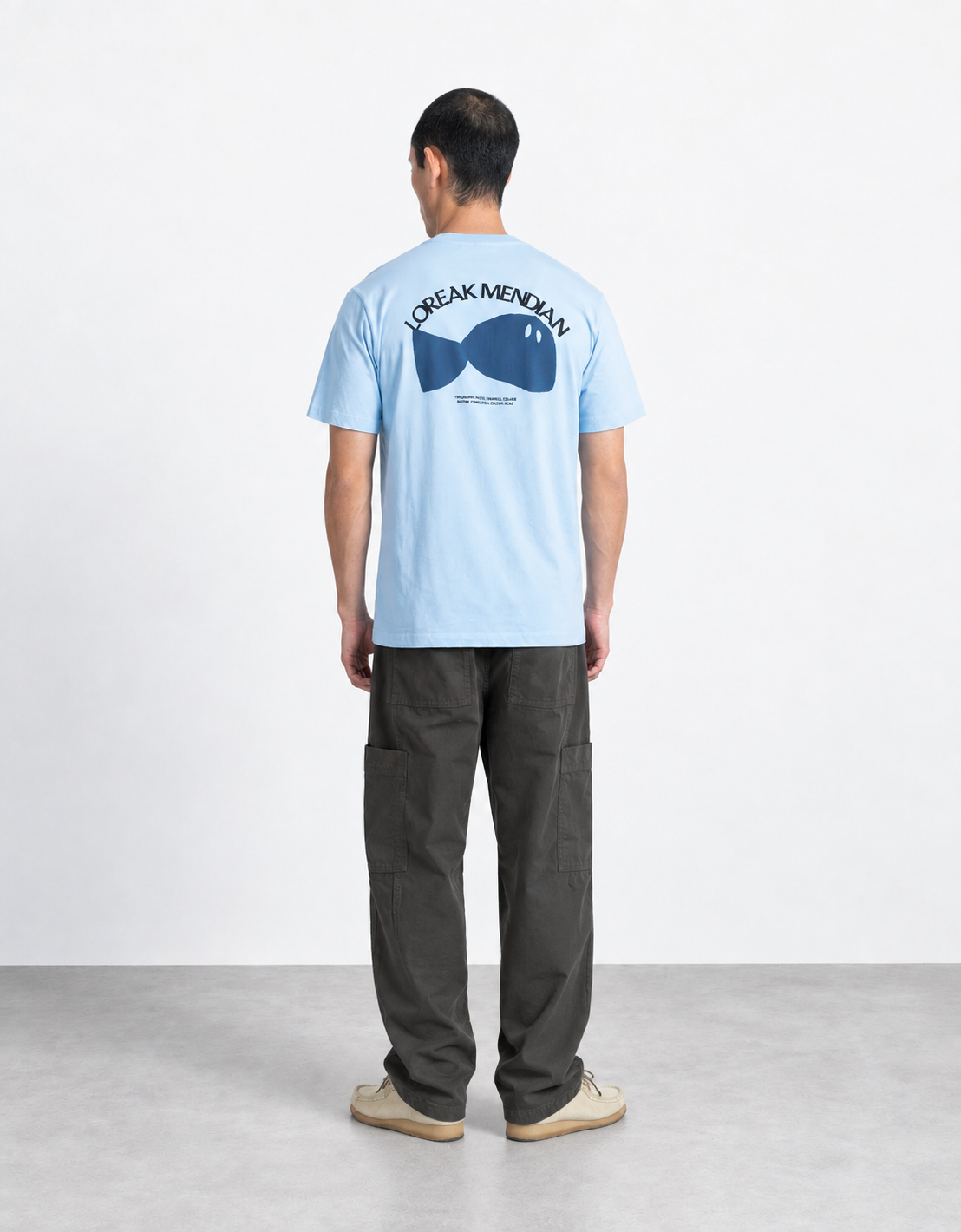 Camiseta algodón estampada "Salmonete"