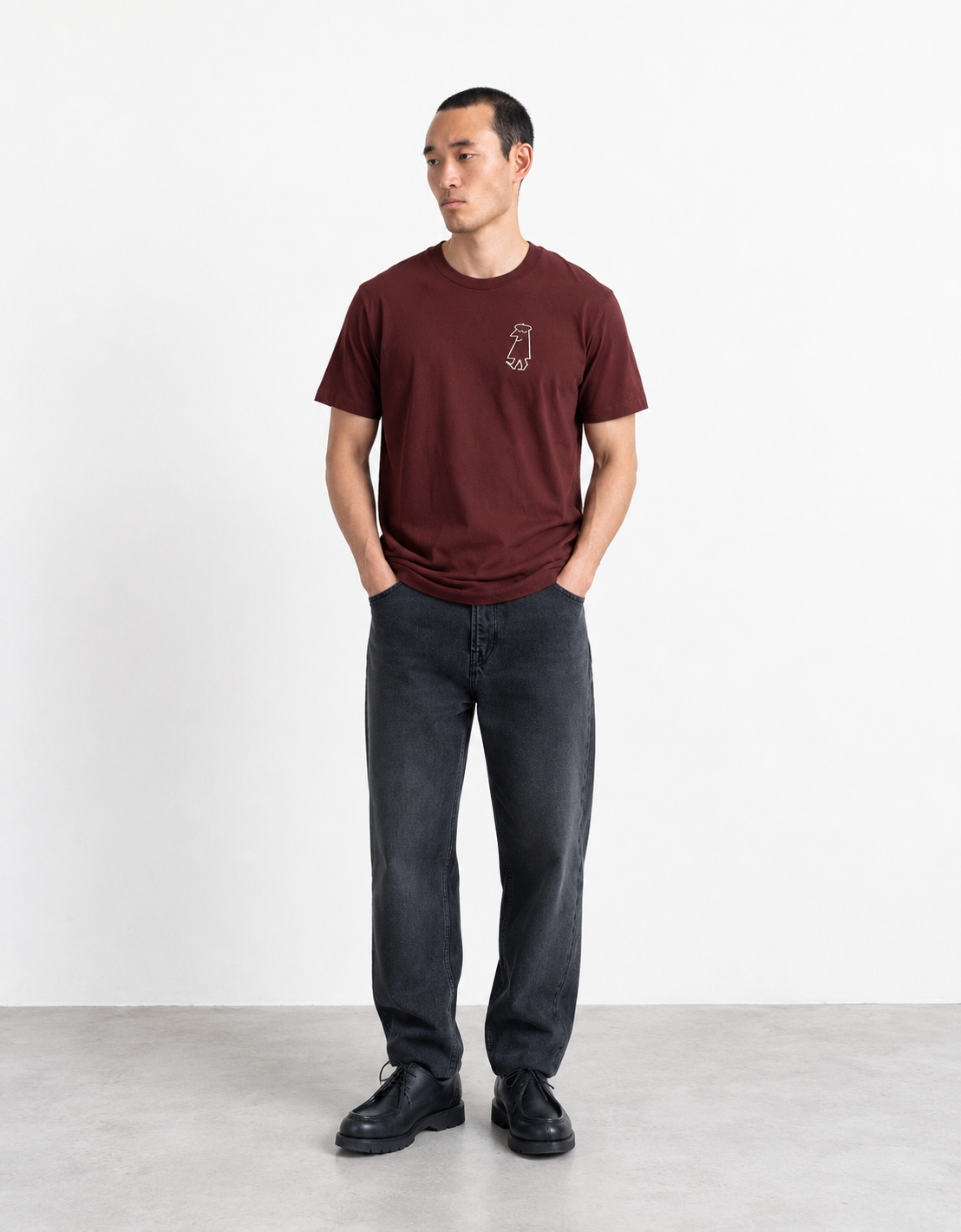 Camiseta algodón estampada "Paseo"