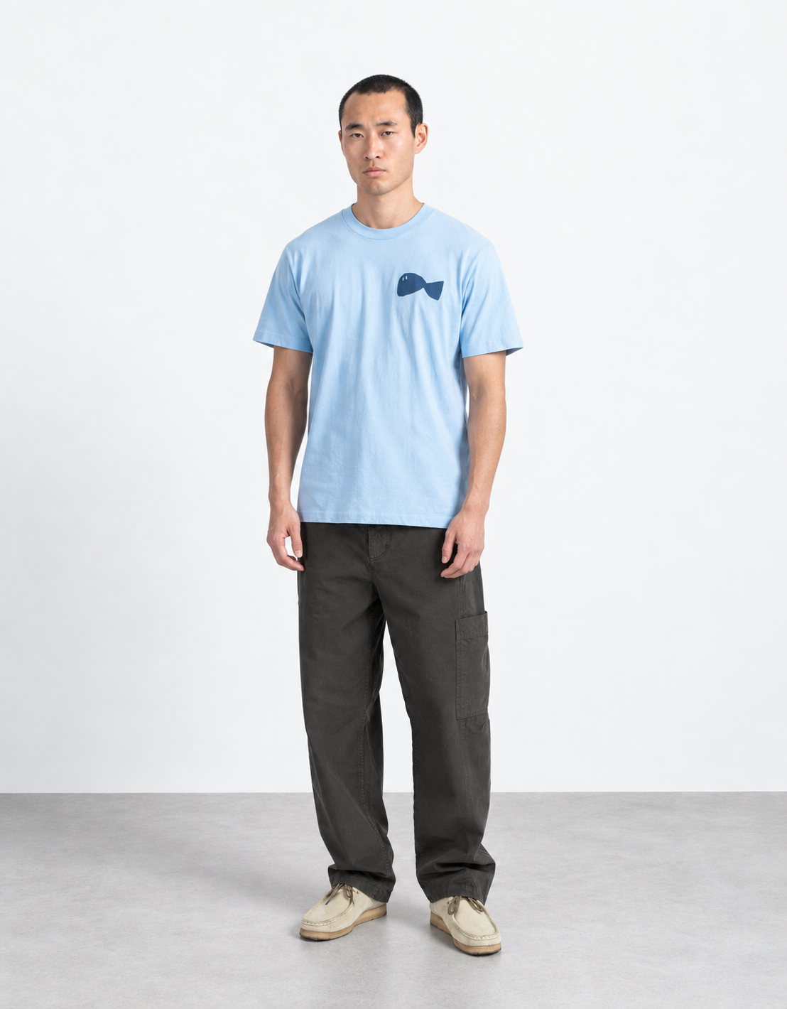 Camiseta algodón estampada "Salmonete"