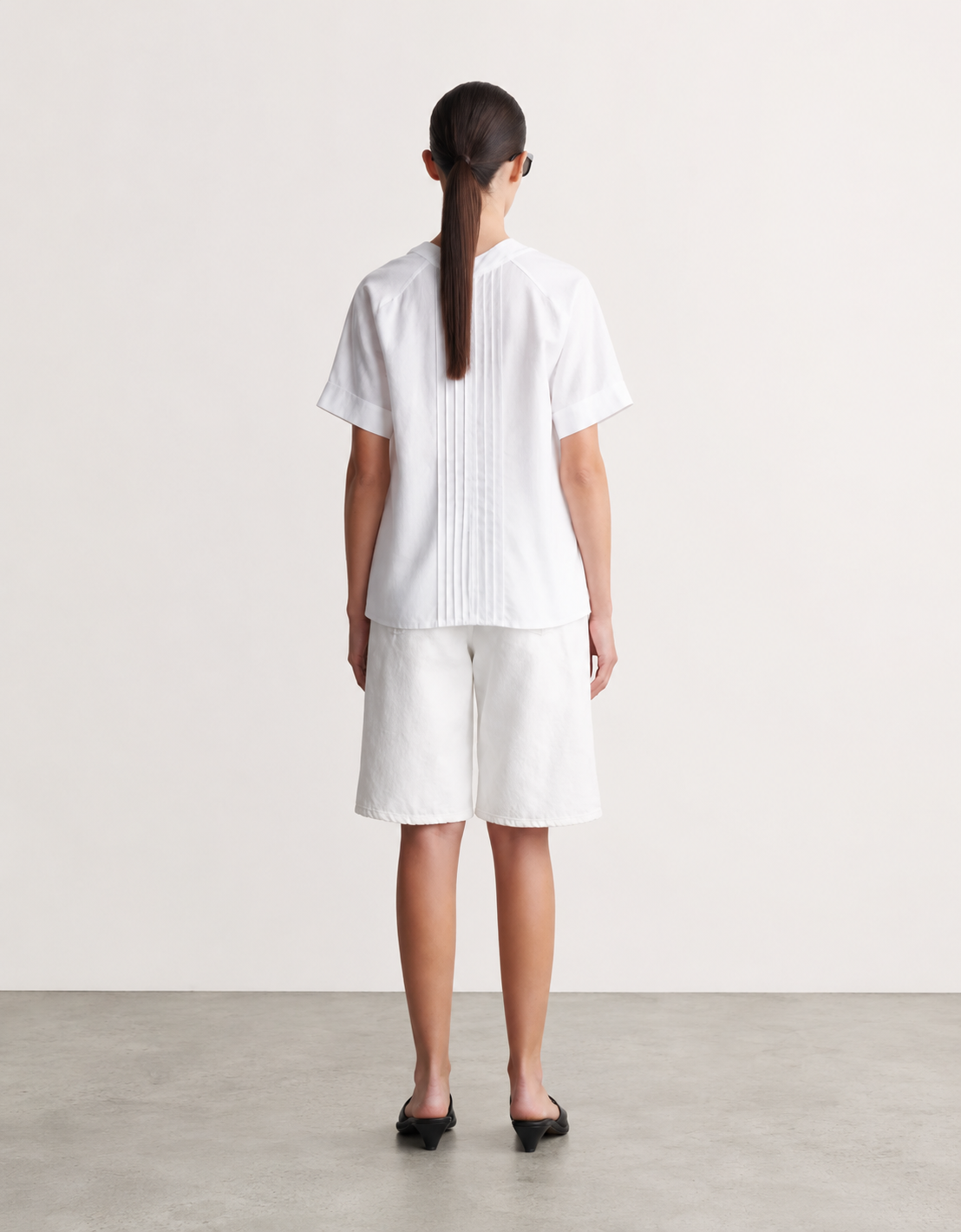 Camisa con cremallera "Pleated" – vista 2