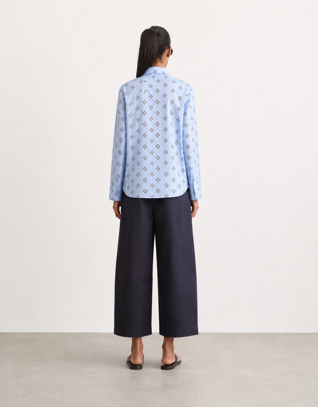 Camisa estampado rombos "Disco"