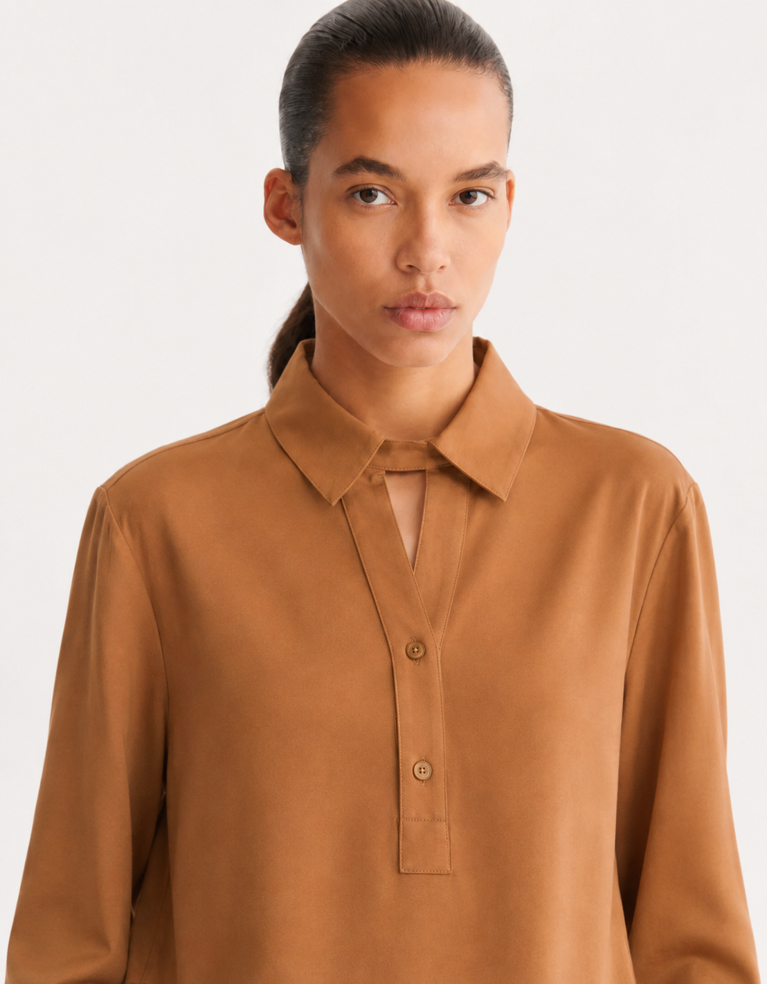 Blusa manga larga algodón "Alpino" – vista 5