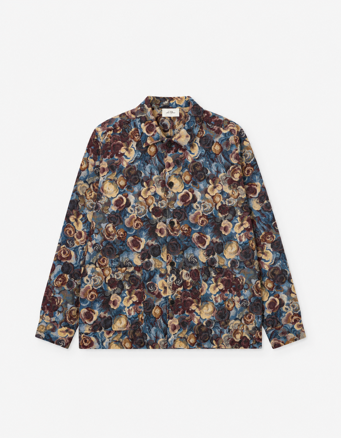 Sobrecamisa jacquard flores "Flower"