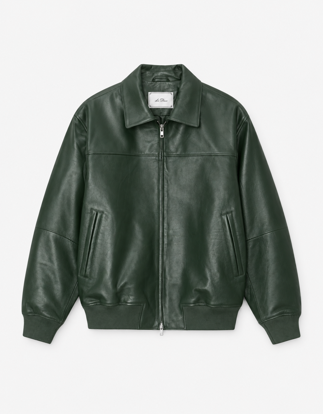 Chaqueta piel "Leather Varsity"