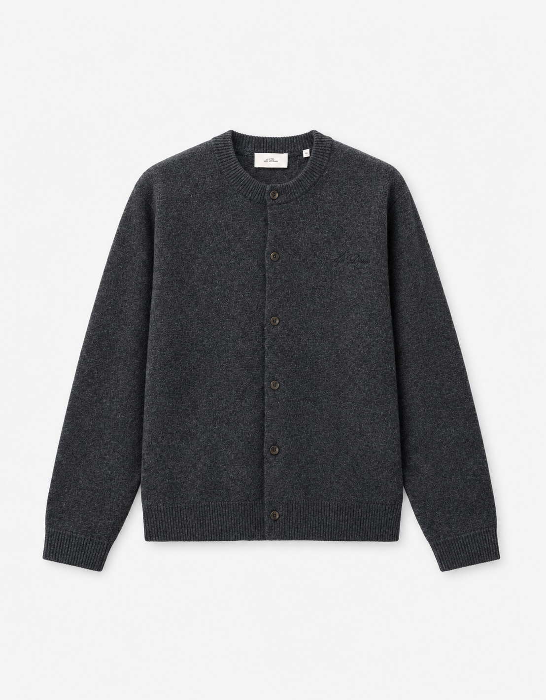 Cárdigan lana "Knitted Roundneck"