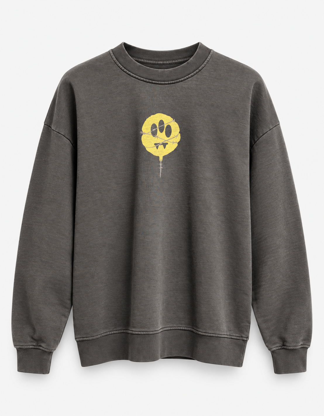 Sudadera negra "Smiley"