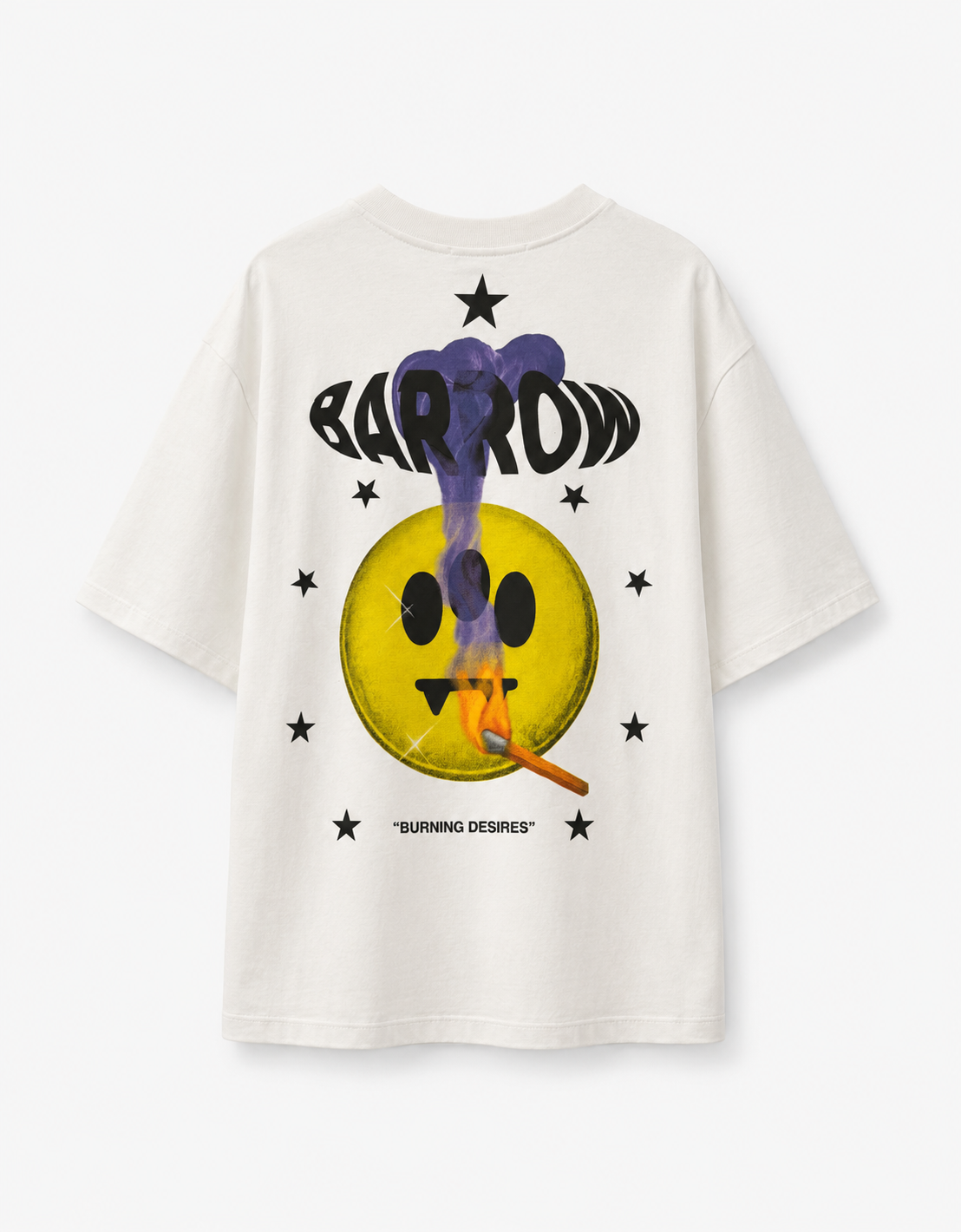 Camiseta smiley "Burning desires"