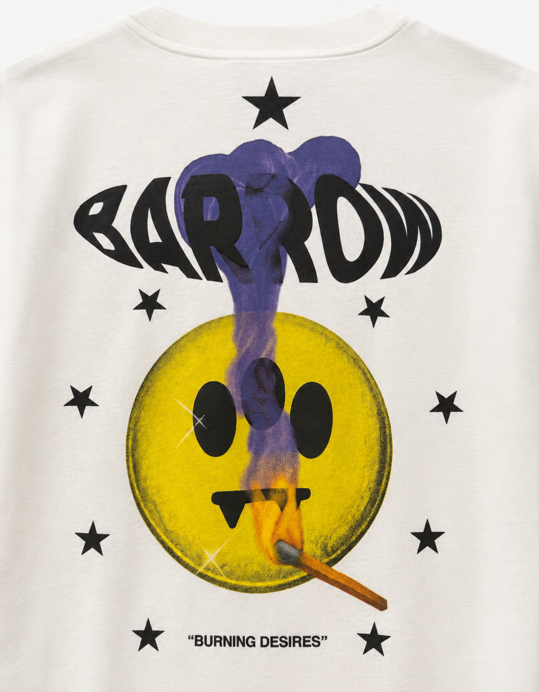 Camiseta smiley "Burning desires"