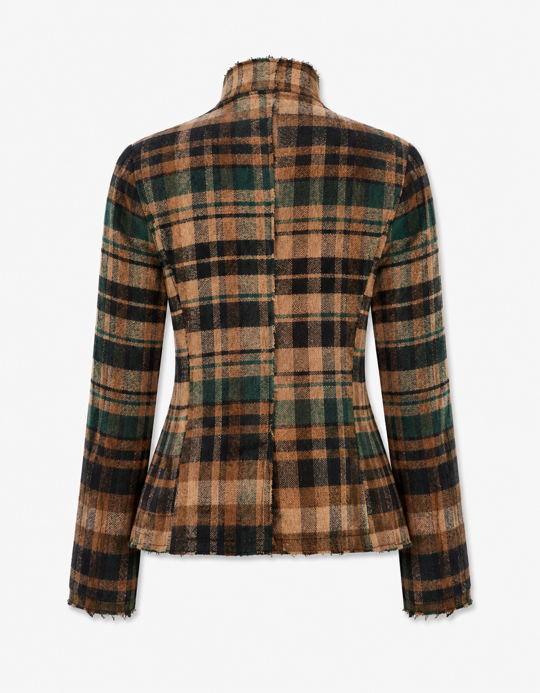 Americana cuadros lana "Forest Check"