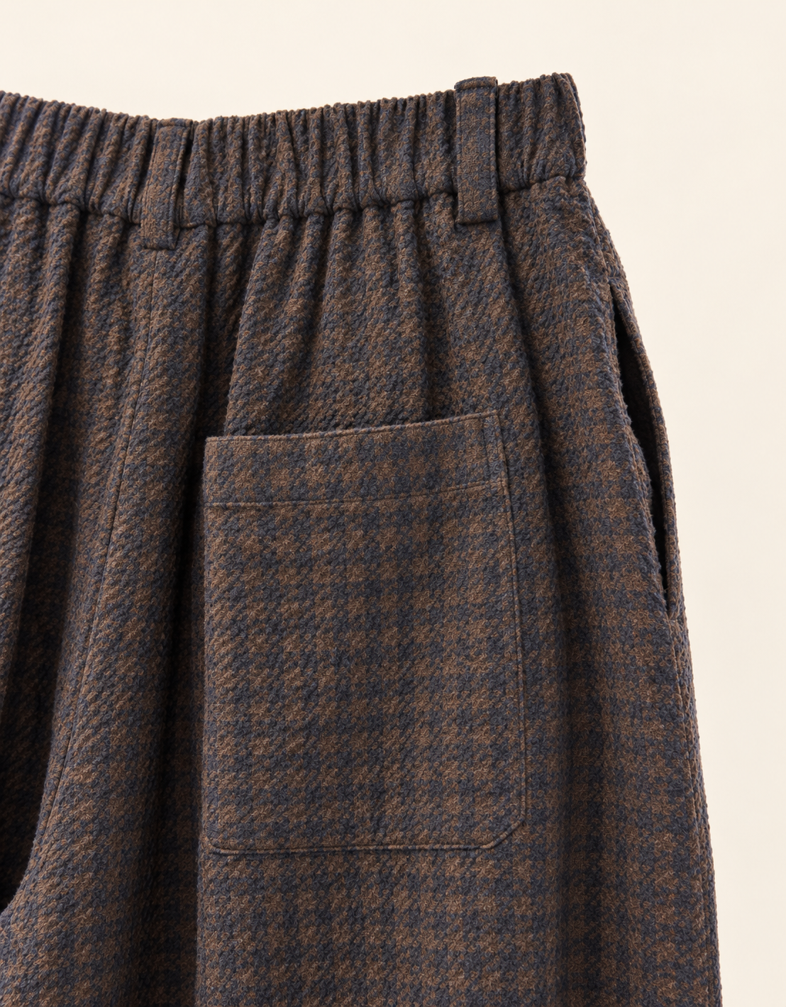 Pantalón amplio lana