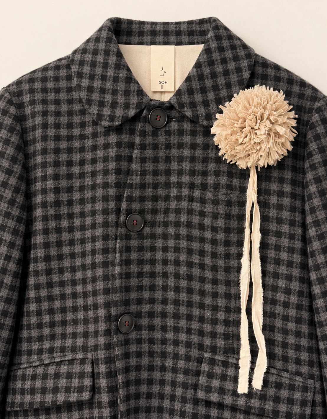 Chaqueta algodón lana