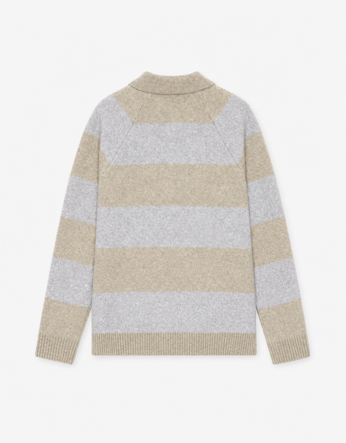 "Gary" roll neck sweater - Heather brown