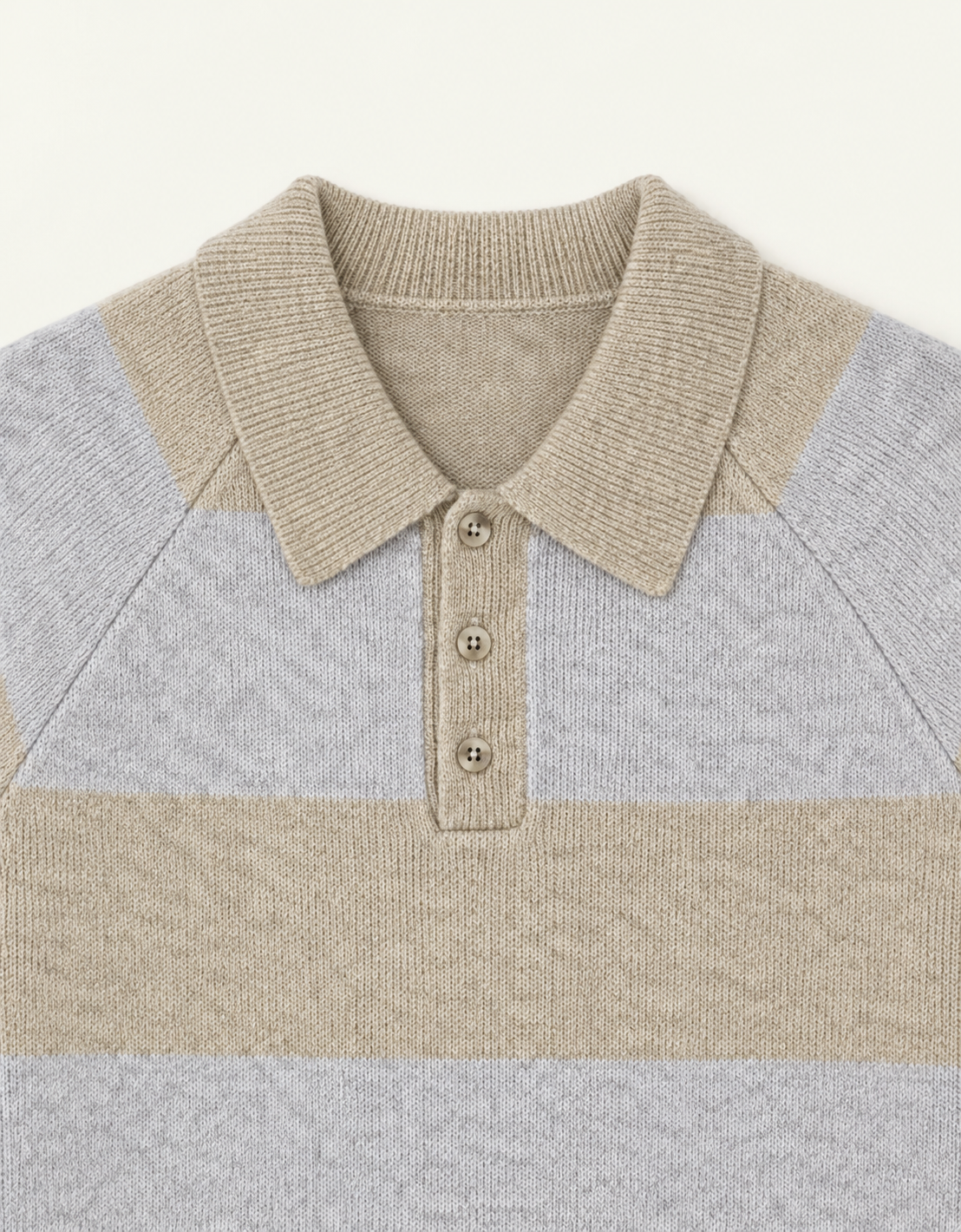 "Gary" roll neck sweater - Heather brown