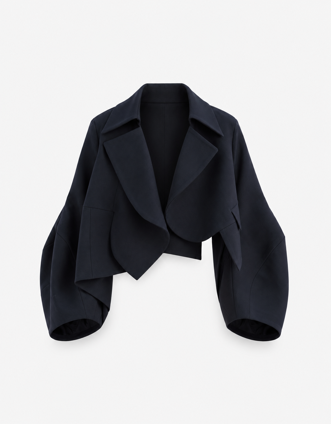 Chaqueta crop manga kimono "Mezzanotte"