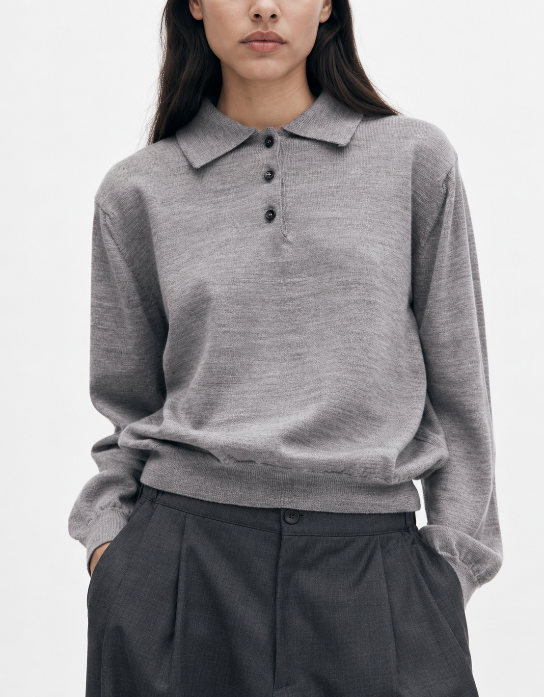 Polo merino "Her Merino Polo"