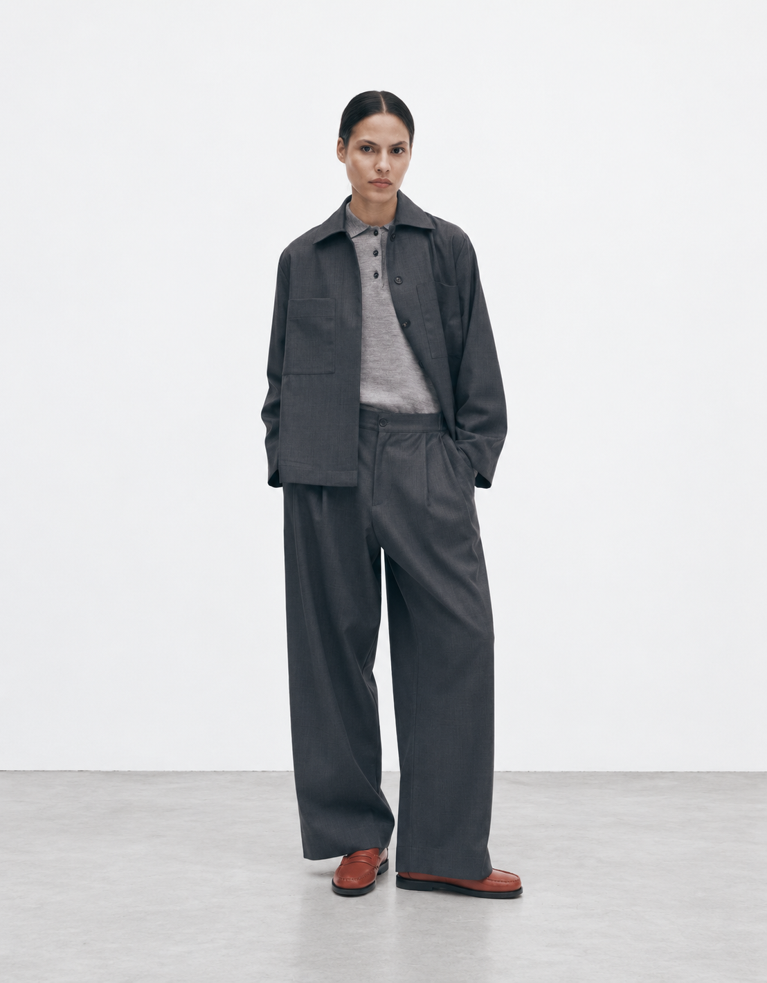 Sobrecamisa lana "Her Sartorial Overshirt Wool WR"