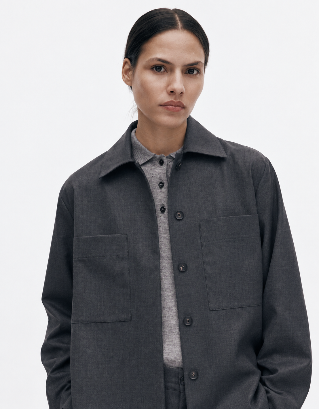 Sobrecamisa lana "Her Sartorial Overshirt Wool WR"