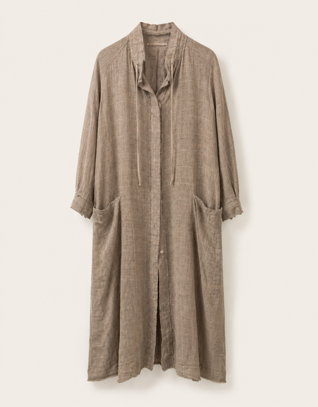 CHAQUETA DE LINO CON BOLSILLOS - L212