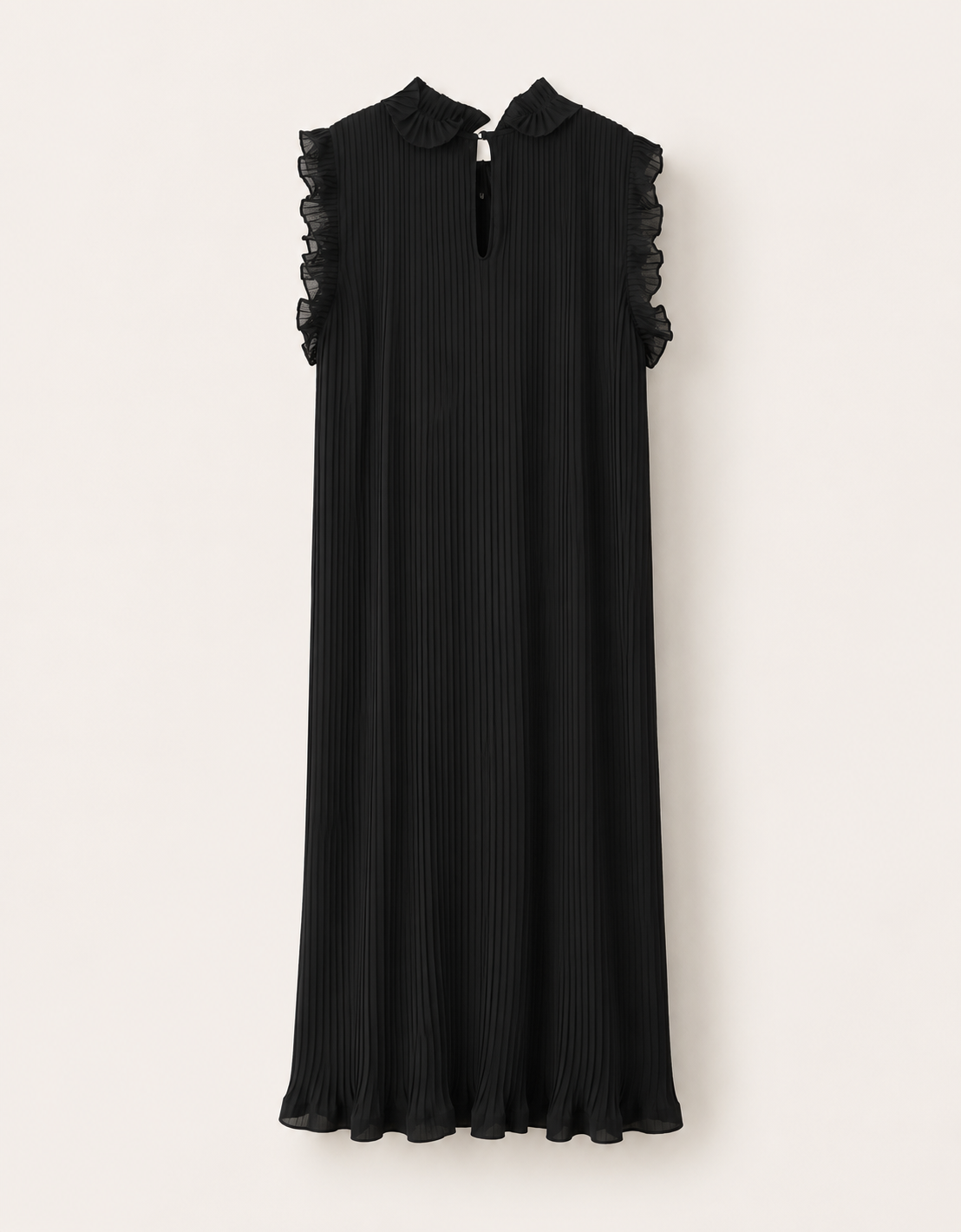 Vestido plisado volantes "Plissée"