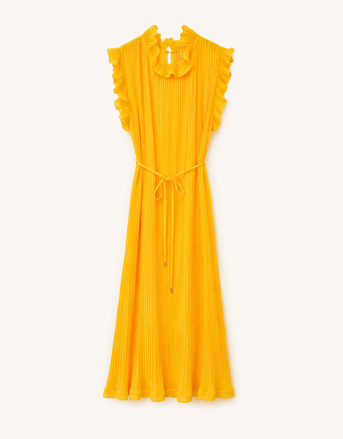 Vestido plisado volantes "Plissée"