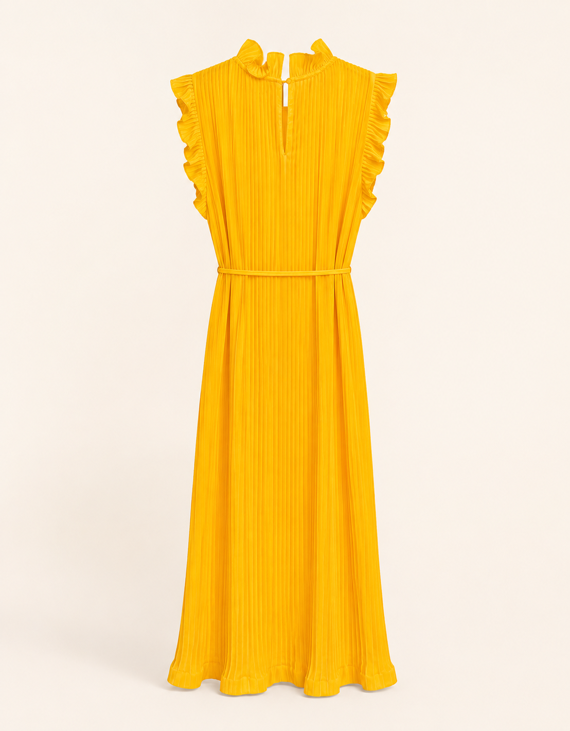 Vestido plisado volantes "Plissée"