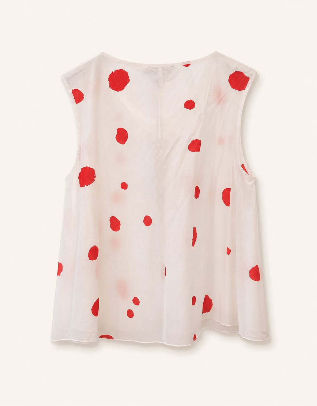 Blusa puntos "Pois Rosso"