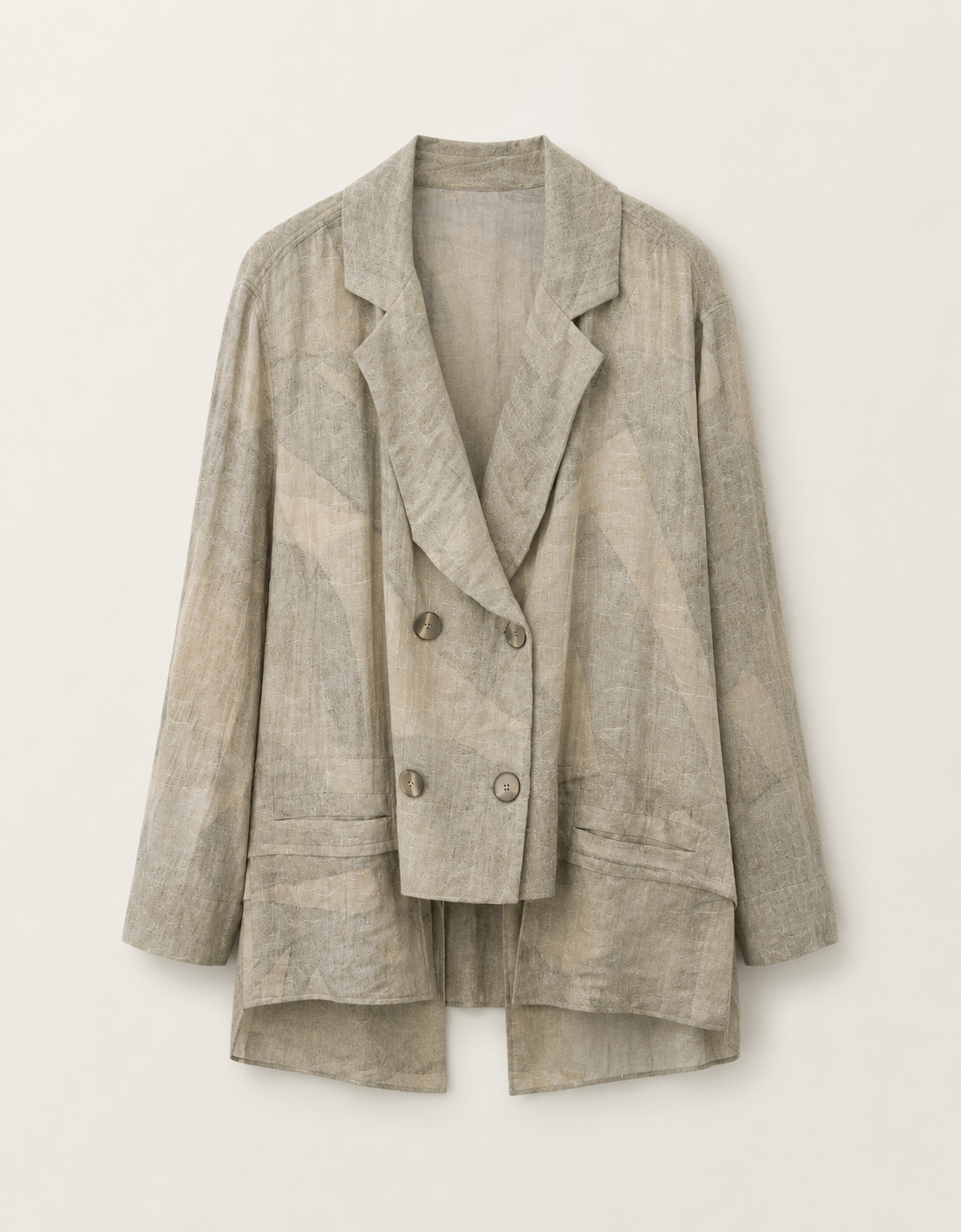 Chaqueta blazer jaquard "BP BLANCO"