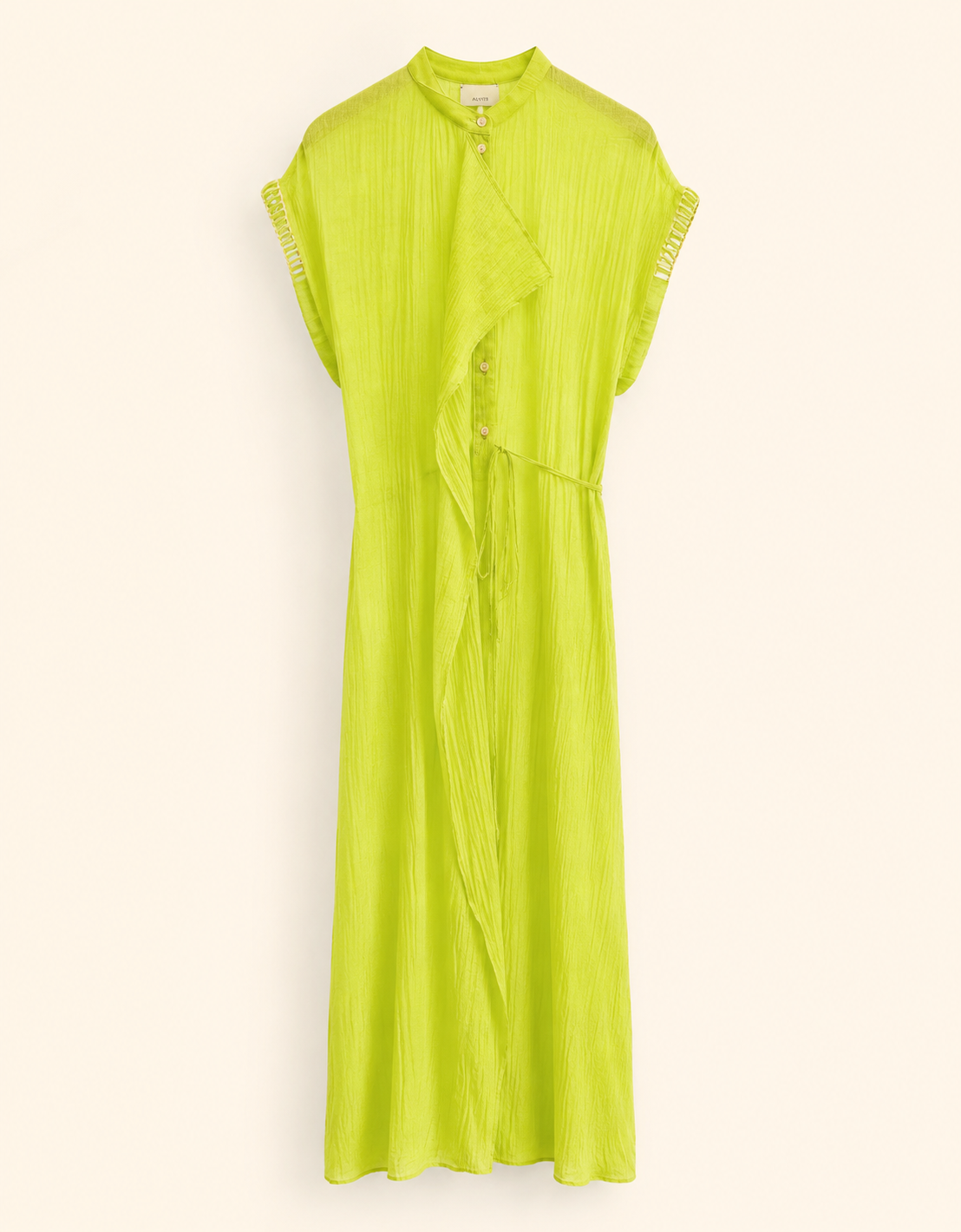 Vestido ALYSY con volante delantero