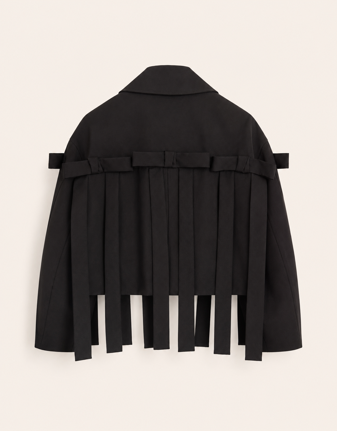 Chaqueta cropped lazos "Ribbon"
