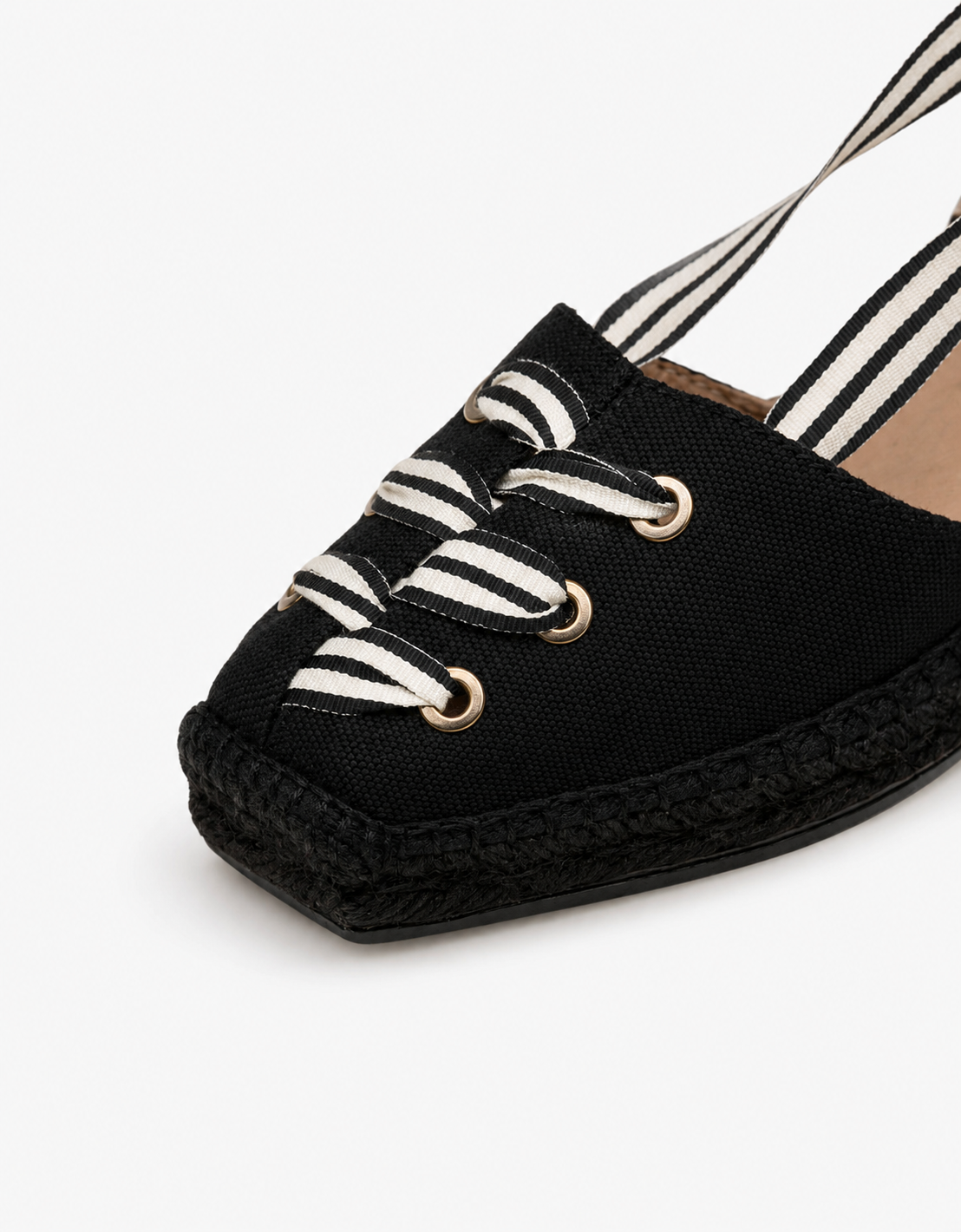 Two-tone "Virgine" espadrille