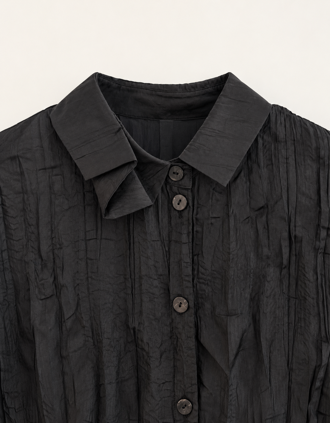 Blusa efecto arrugado "Sumire"