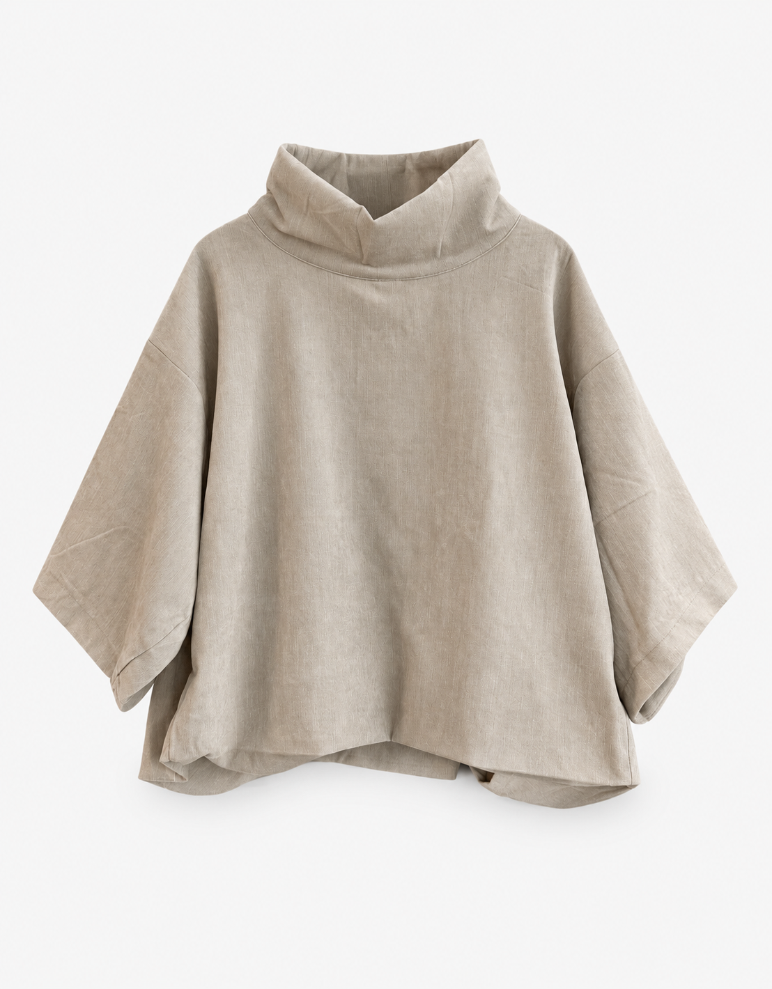 Jersey cuello alto terciopelo "Himawari" – vista principal