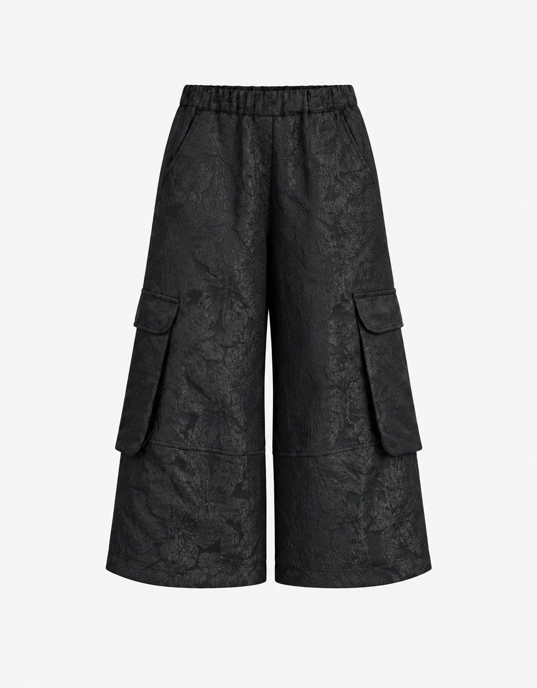 Pantalón jacquard cargo "Onyx"