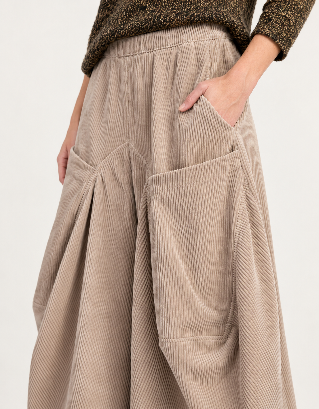 Pantalón de pana "Harem"