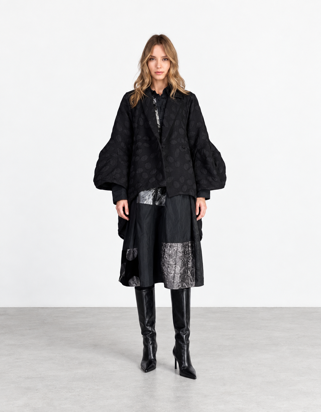 Chaqueta asimétrica "Cobbles" – vista principal