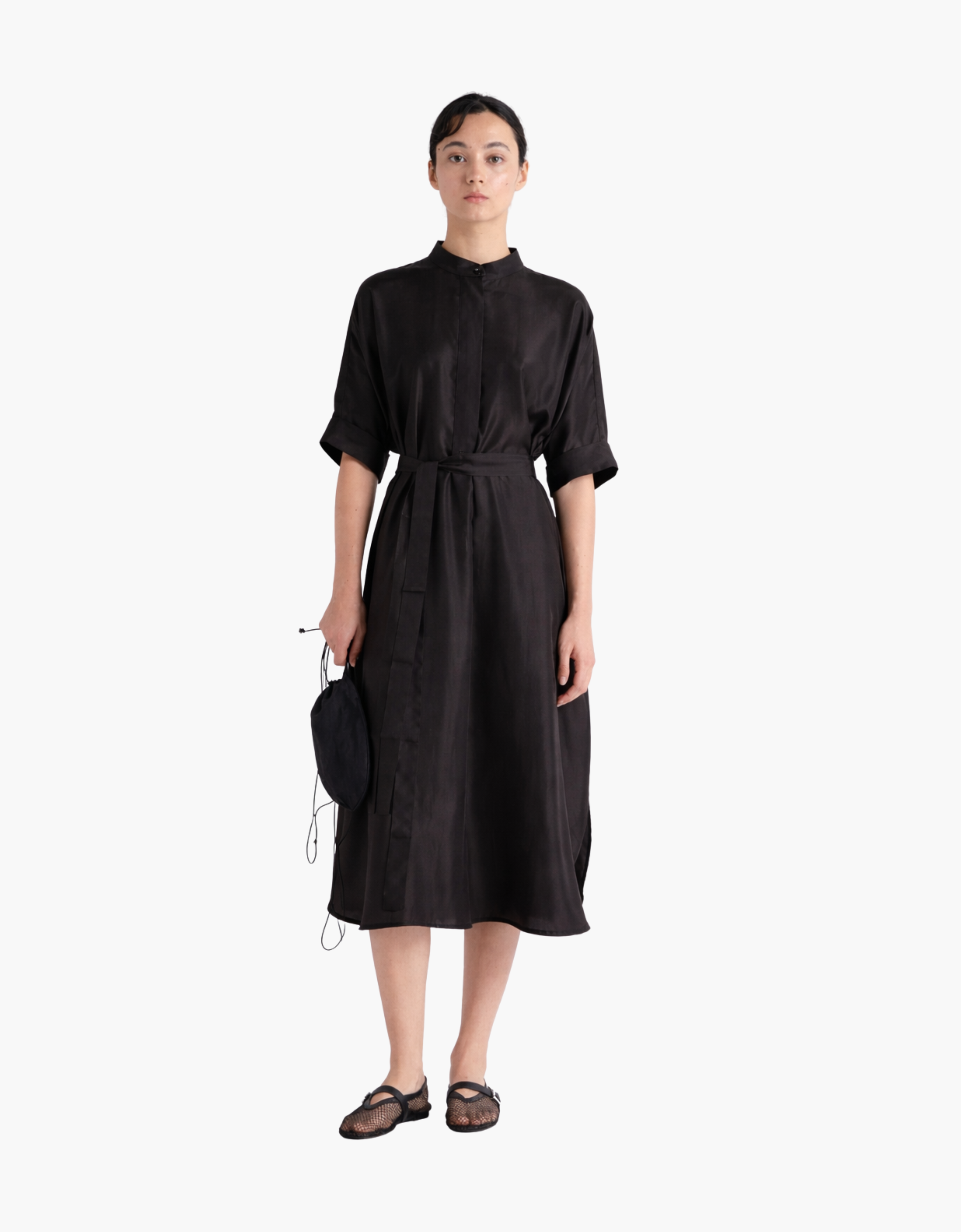 vestido con cintura "Abbinata"