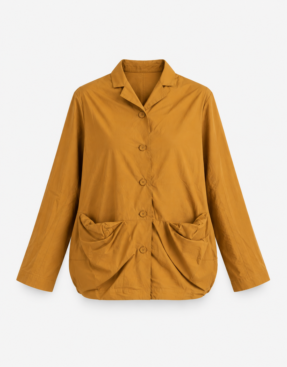 Chaqueta algodón de silueta globo