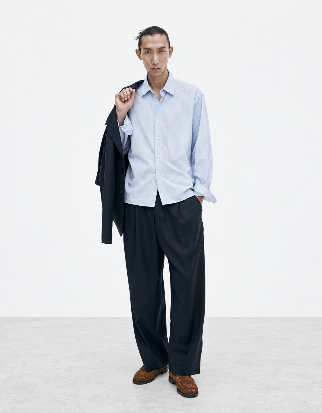 Camisa algodón orgánico "Long Sleeve Relaxed Shirt OC"