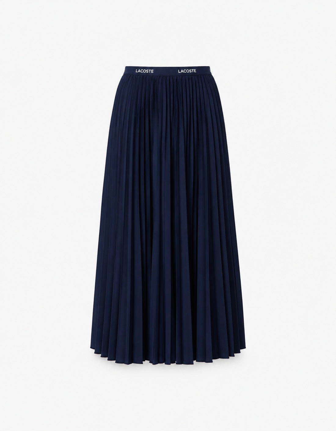 Falda larga plisada con cintura elástica JF1402-00 azul marino 166 producto frontal