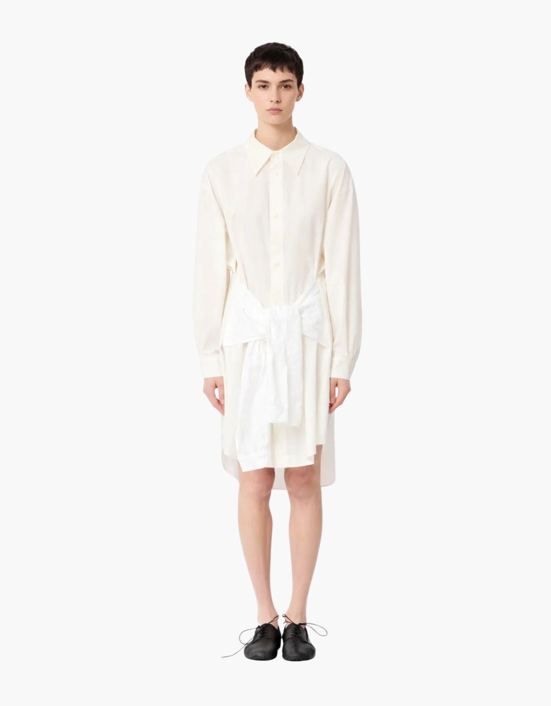 Vestido camisero doble manga - MM6