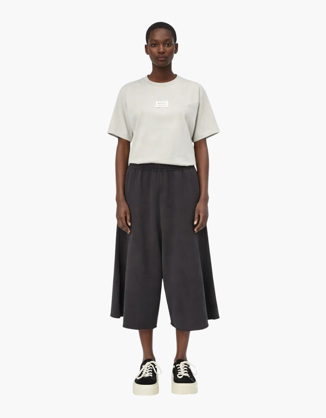 Pantalon palazzo "Unbrushed" - MM6