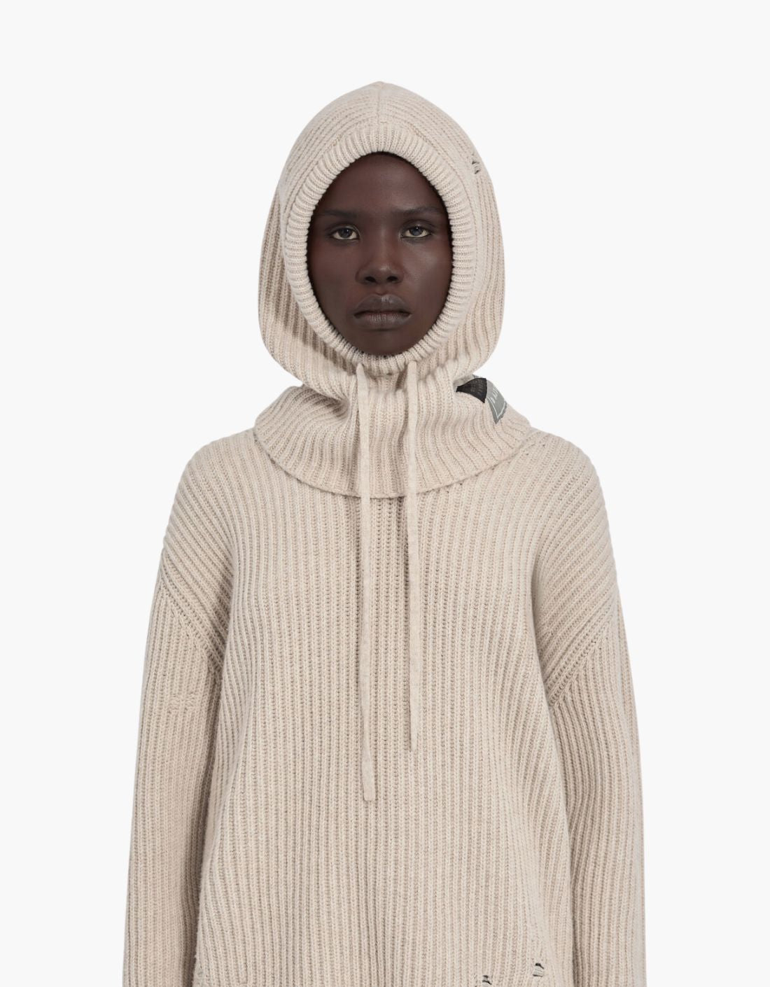 Balaclava de lana "Distressed" - MM6