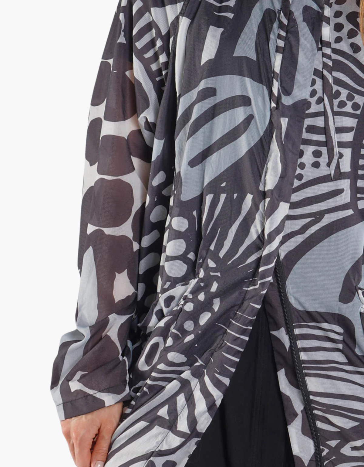 Parka ligera estampada