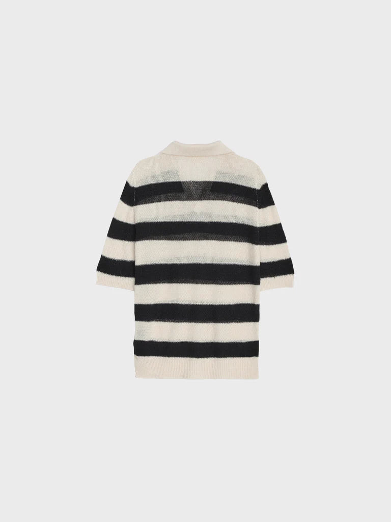 Polo tricot calado "Knitted" – vista 3