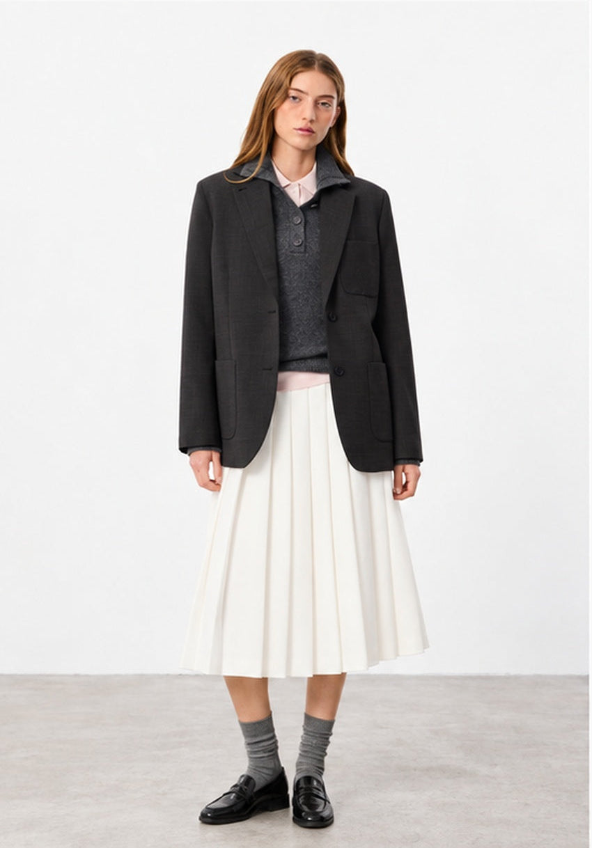 Blazer LACOSTE VF8426-00 frontal sobre modelo