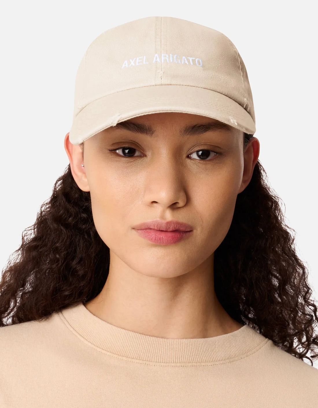 Gorra algodón lavado "AA Logo" Beige – vista 3