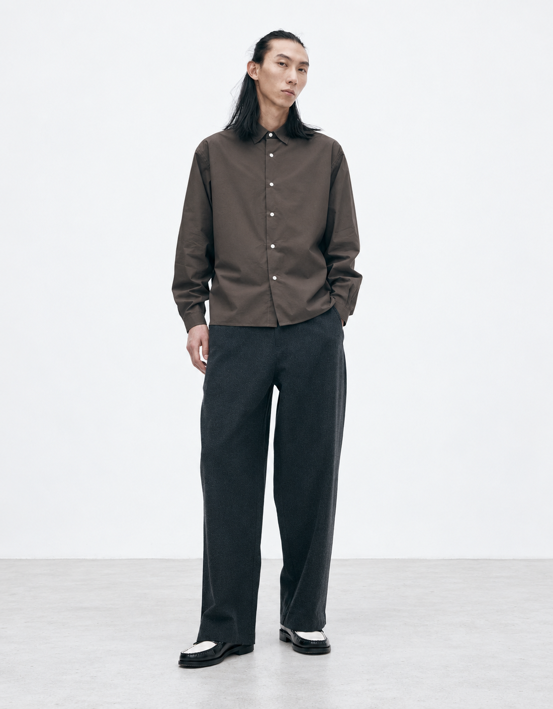 Camisa algodón orgánico "Long Sleeve Relaxed Shirt OC"