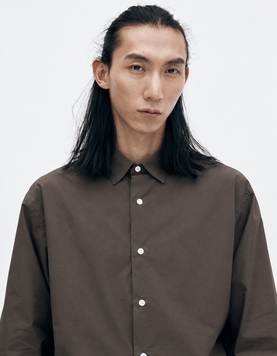 Camisa algodón orgánico "Long Sleeve Relaxed Shirt OC"